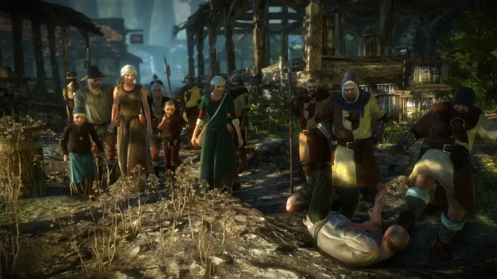 صحنه‌ای از محیط و گیم‌پلی بازی The Witcher 2 Assassins of Kings - تصویر 4