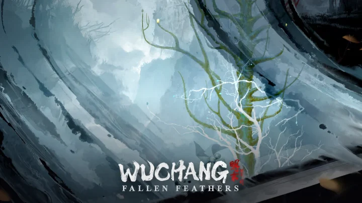بازی WUCHANG: Fallen Feathers برای کامپیوتر؛ تصویر شاخص با لوگوی رسمی بازی