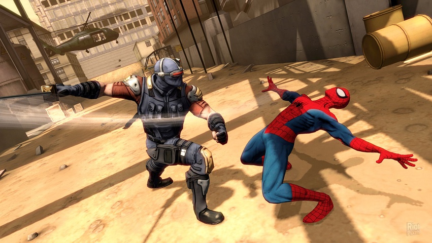 تصاویری از محیط بازی spider man shattered dimensions