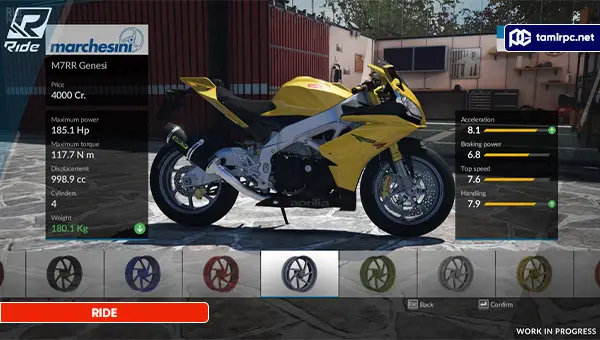 تصاویری از محیط بازی RIDE