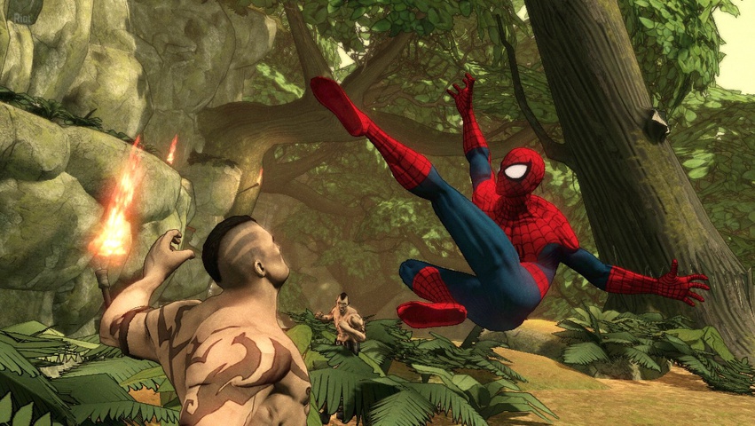 تصاویری از محیط بازی spider man shattered dimensions