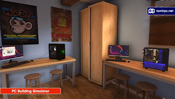 تصاویری از محیط بازی PC Building Simulator